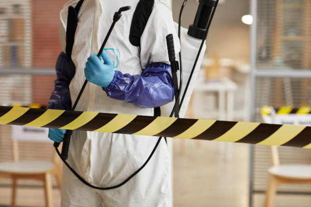Professional Blood Cleanup technician working in Conway, WA